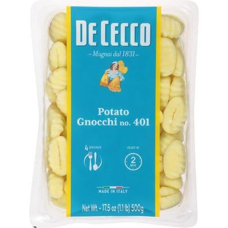 DE CECCO: Pasta Gnocchi Potato, 17.5 oz - Sunshine Co Op. - #tag1# - #tag2# - #tag3# - #tag4#