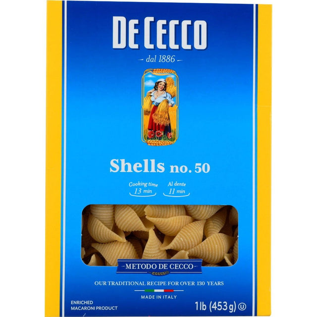 DE CECCO: Pasta Shells, 16 oz - Sunshine Co Op. - #tag1# - #tag2# - #tag3# - #tag4#