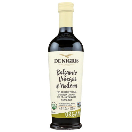 DE NIGRIS: Organic Balsamic Vinegar 25%, 16.9 oz - Sunshine Co Op. - #tag1# - #tag2# - #tag3# - #tag4#