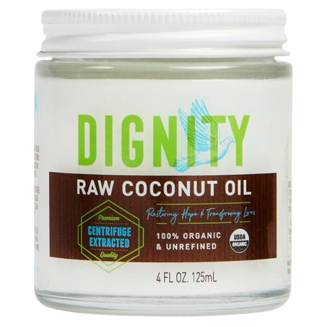 DIGNITY COCONUTS: Raw Coconut Oil, 4 oz - #tag1# - #tag2#