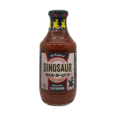 DINOSAUR: Sauce Slathering Bar-B-Que, Sensuous, 19 oz - Sunshine Co Op. - #tag1# - #tag2# - #tag3# - #tag4#