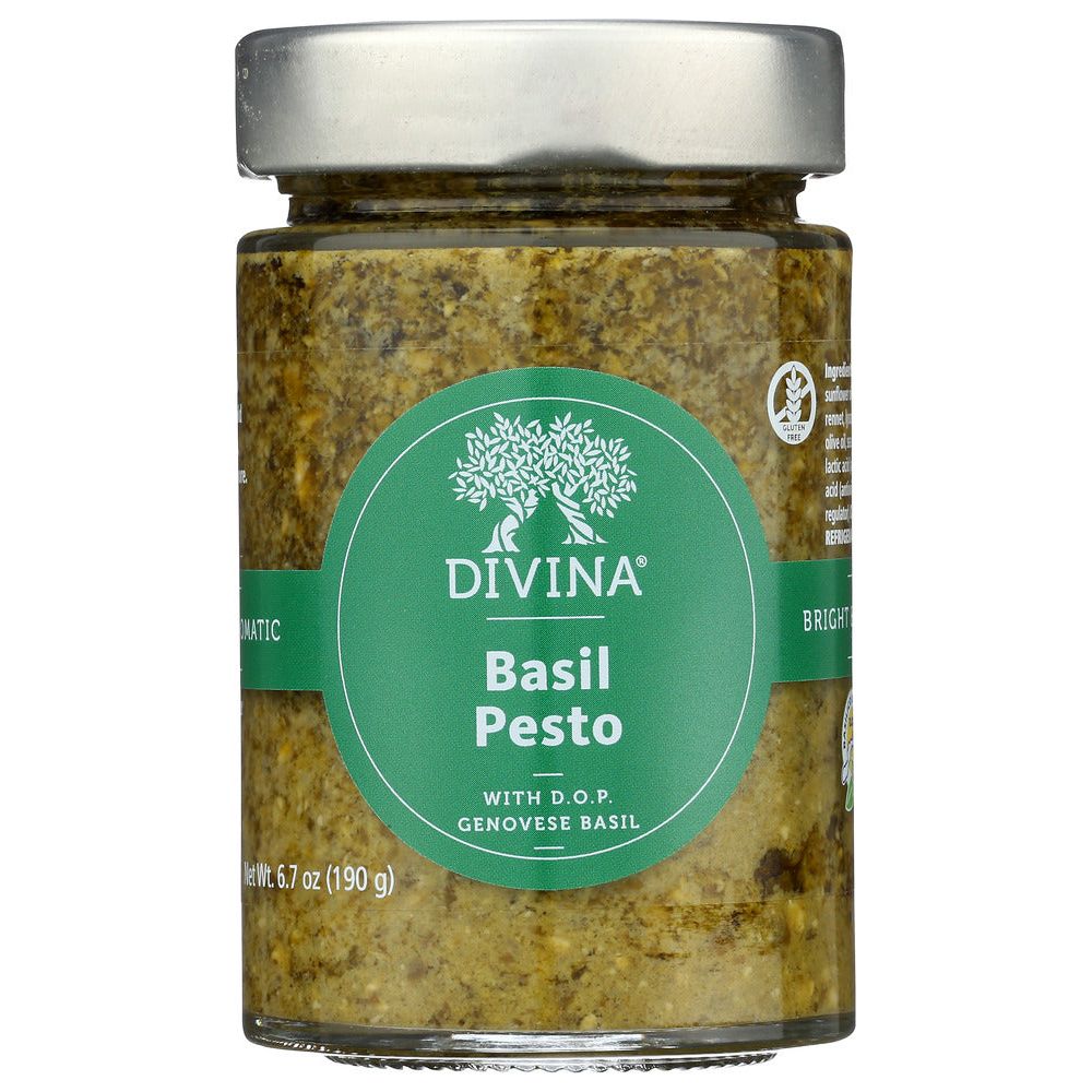 DIVINA: Basil Pesto, 6.7 oz - #tag1# - #tag2#