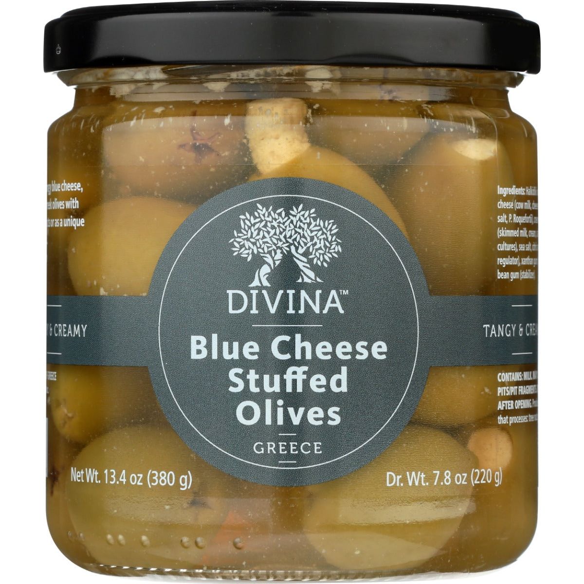 DIVINA: Blue Cheese Stuffed Olives, 7.8 oz - #tag1# - #tag2#