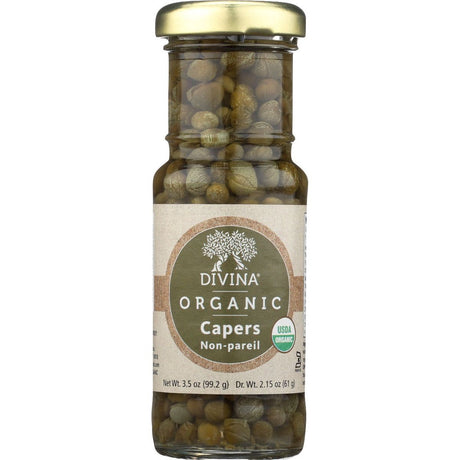 DIVINA: Capers Org, 3.5 oz - #tag1# - #tag2#
