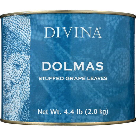 DIVINA: Dolmas Stuffed Grape Leaves, 4.4 lb - Sunshine Co Op. - #tag1# - #tag2# - #tag3# - #tag4#