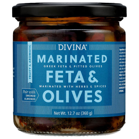 DIVINA: Feta Olives Marinated, 12.7 OZ - #tag1# - #tag2#