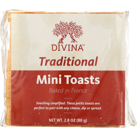 DIVINA: Mini Toast Traditional, 2.82 oz - Sunshine Co Op. - #tag1# - #tag2# - #tag3# - #tag4#