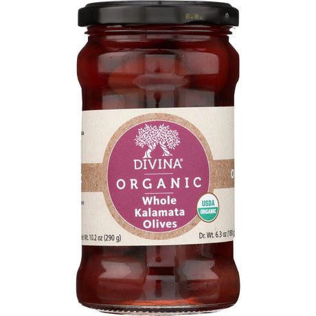 DIVINA: Olive Kalamata Organic Whole, 6.35 OZ - #tag1# - #tag2#