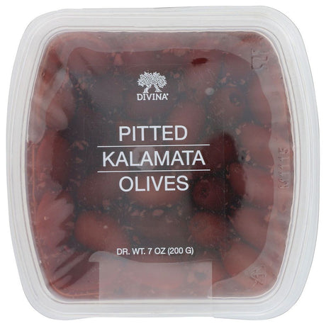DIVINA: Olives Kalamata Pitted, 7 OZ - #tag1# - #tag2#