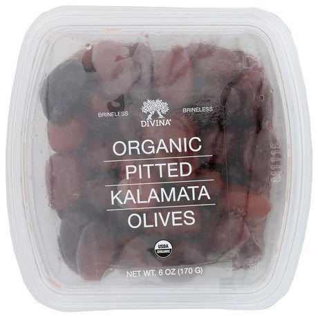 DIVINA: Olives Kalamata Pitted Organic, 6 OZ - #tag1# - #tag2#