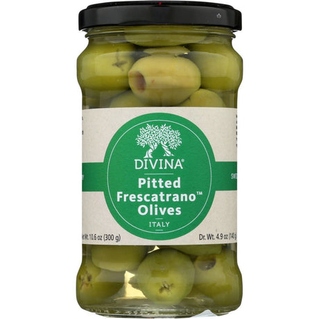 DIVINA: Olives Pitted Frescatrano, 4.9 OZ - #tag1# - #tag2#
