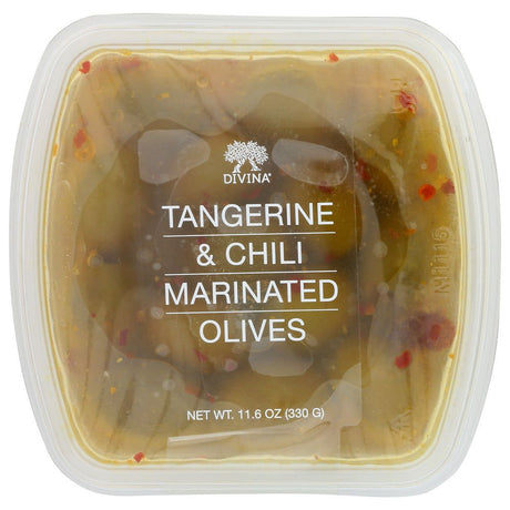 DIVINA: Olives Tangerine Chili Marinated, 11.6 OZ - #tag1# - #tag2#