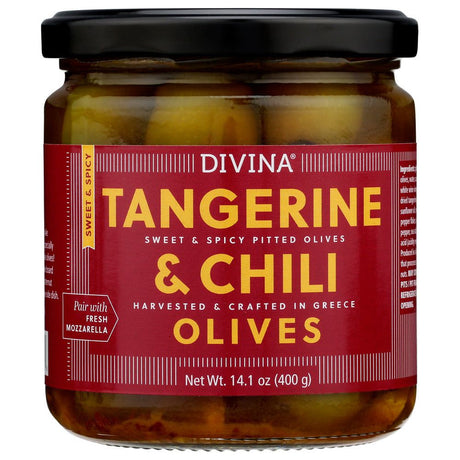 DIVINA: Olives Tangerine N Chili, 14.1 OZ - #tag1# - #tag2#