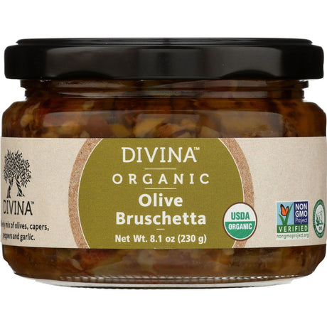 DIVINA: Organic Olive Bruschetta, 8.1 oz - Sunshine Co Op. - #tag1# - #tag2# - #tag3# - #tag4#