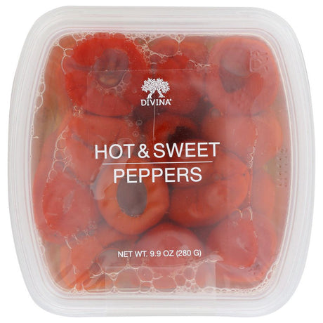 DIVINA: Peppers Hot And Sweet, 9.9 OZ - #tag1# - #tag2#