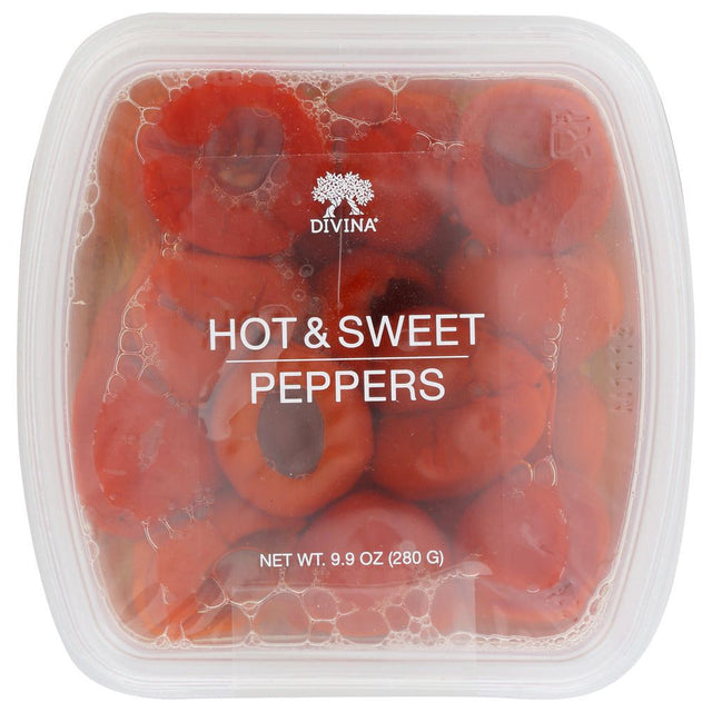 DIVINA: Peppers Hot And Sweet, 9.9 OZ - #tag1# - #tag2#