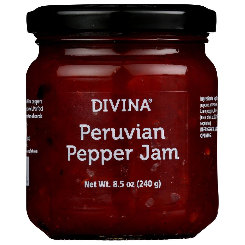 DIVINA: Peruvian Pepper Jam, 8.5 oz - #tag1# - #tag2#