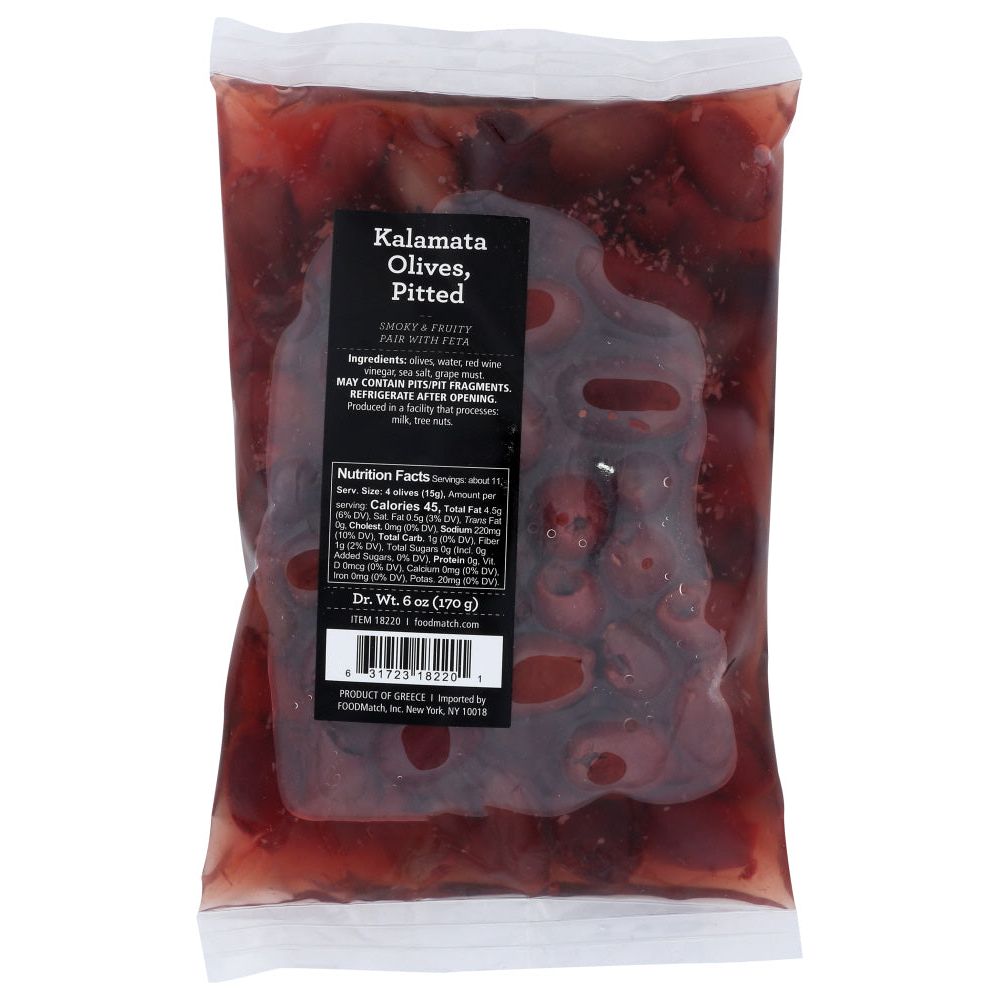 DIVINA: Pouch Olive Ptd Kalamata, 6 oz - #tag1# - #tag2#