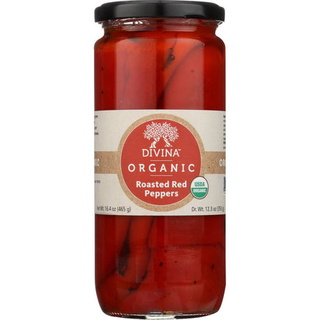 DIVINA: Roasted Red Peppers, 12.3 oz - #tag1# - #tag2#