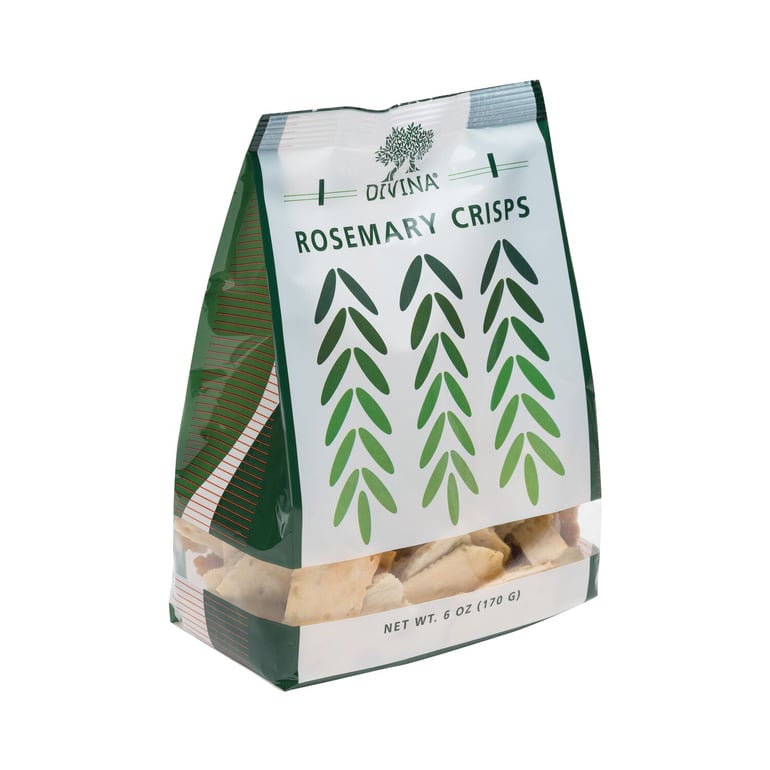 DIVINA: Rosemary Crisps, 6 oz - #tag1# - #tag2#