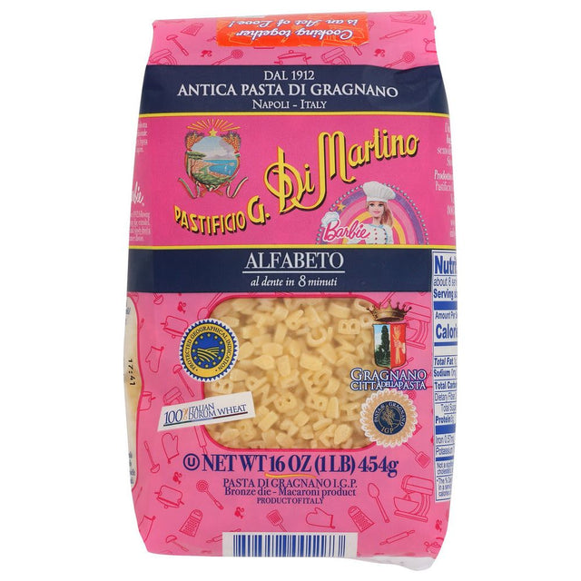 DI MARTINO: Pasta Alfabeto Dm Barbie, 1 LB - #tag1# - #tag2#