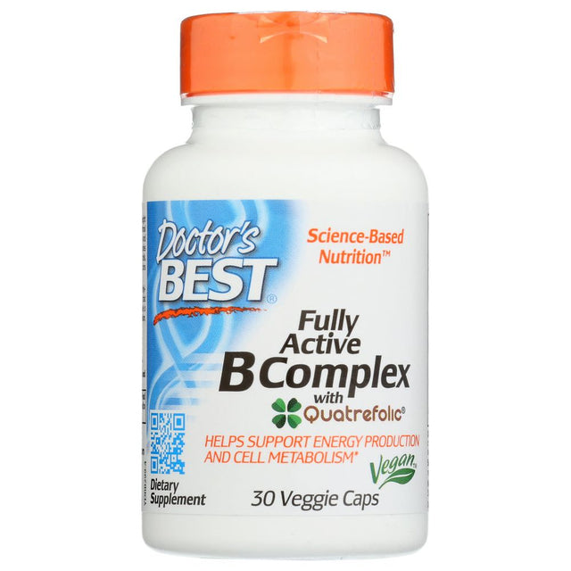 DOCTORS BEST: Vitamin B Complex, 30 VC - #tag1# - #tag2#