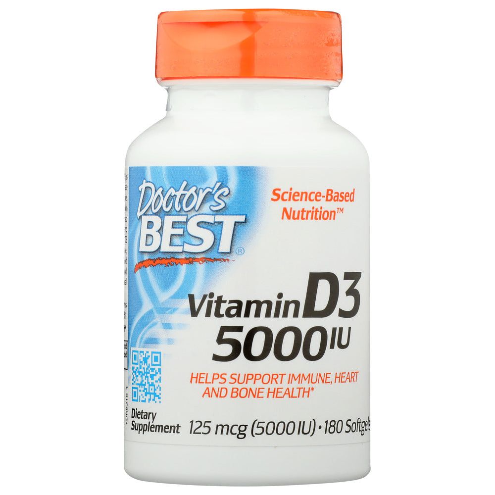 DOCTORS BEST: Vitamin D3, 180 SG - #tag1# - #tag2#