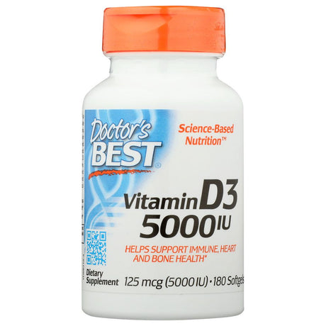 DOCTORS BEST: Vitamin D3, 180 SG - #tag1# - #tag2#
