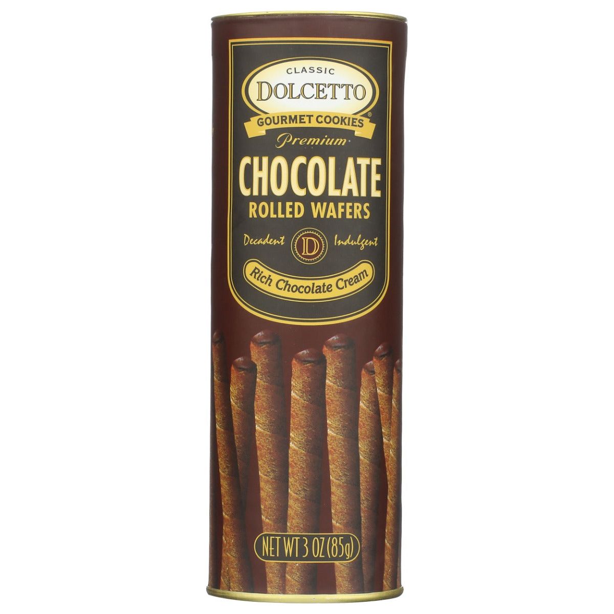 DOLCETTO: Premium Chocolate Rolled Wafers, 3 oz - #tag1# - #tag2#