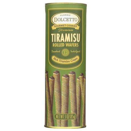 DOLCETTO: Premium Tiramisu Rolled Wafers, 3 oz - #tag1# - #tag2#