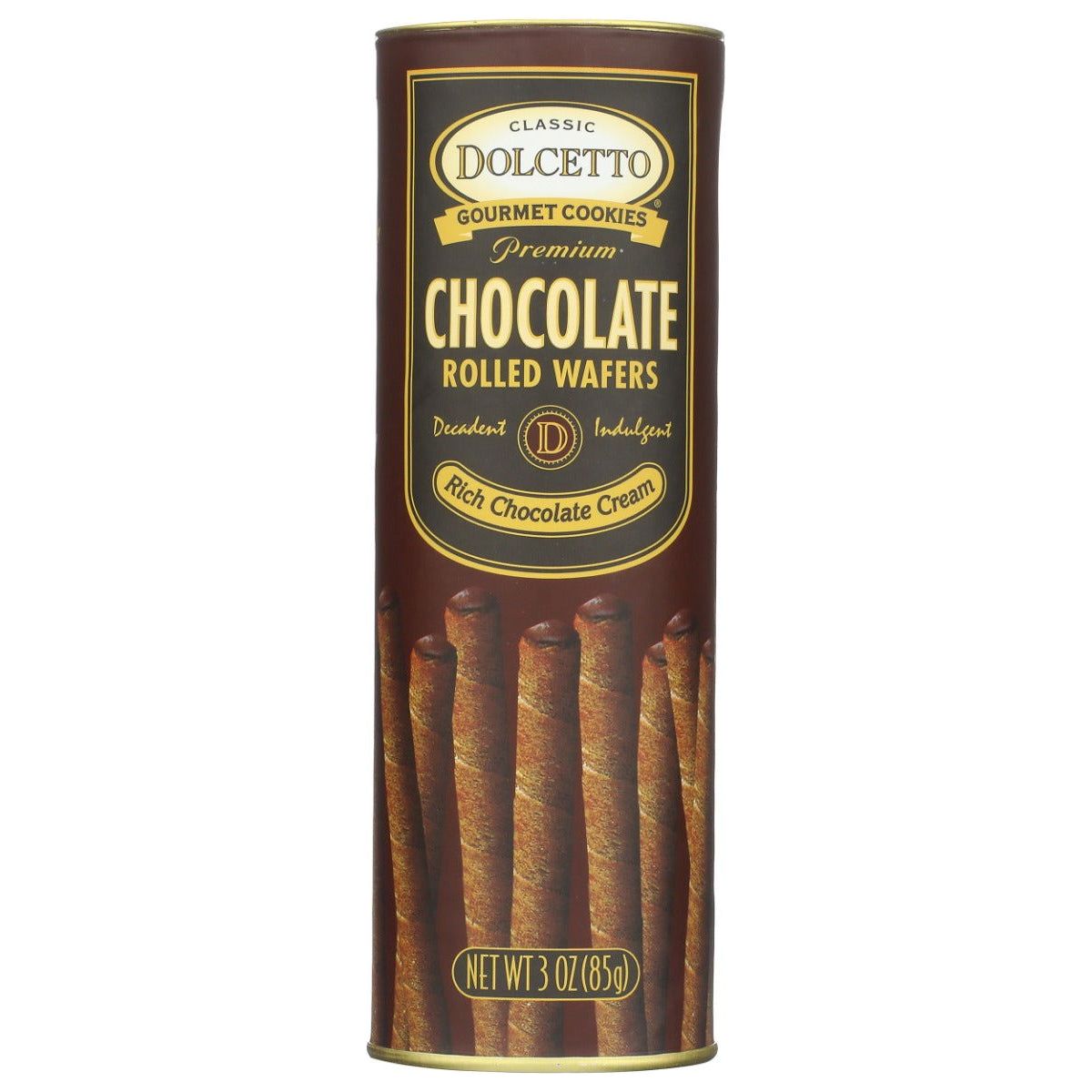 DOLCETTO: Wafer Rolls Chocolate, 3 oz - Sunshine Co Op. - #tag1# - #tag2# - #tag3# - #tag4#