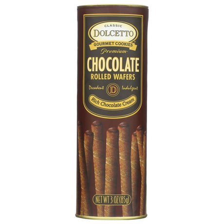 DOLCETTO: Wafer Rolls Chocolate, 3 oz - Sunshine Co Op. - #tag1# - #tag2# - #tag3# - #tag4#