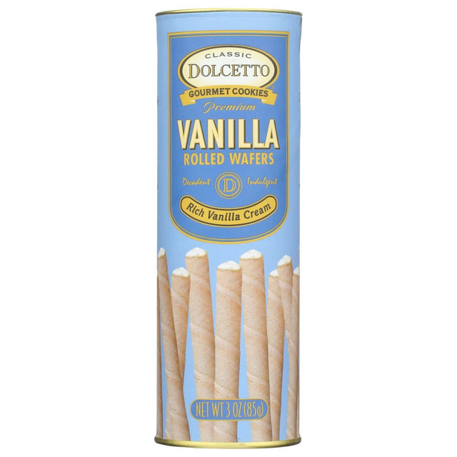 DOLCETTO: Wafer Rolls Vanilla, 3 oz - #tag1# - #tag2#