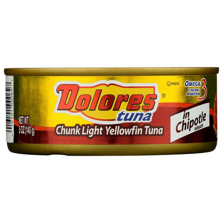 DOLORES: Chunk Light Yellowfin Tuna in Chipotle Sauce, 5 oz - #tag1# - #tag2#
