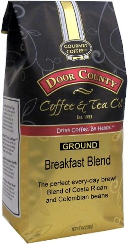 DOOR COUNTY COFFEE: Breakfast Blend Ground Coffee, 10 oz - #tag1# - #tag2#