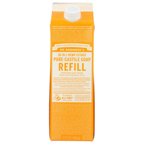 DR. BRONNER'S: Soap Refill Citrus, 32 fo - #tag1# - #tag2#
