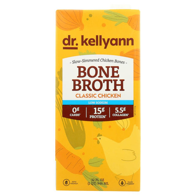 DR. KELLYANN: Broth Bone Chicken Low Sd, 32 oz - #tag1# - #tag2#