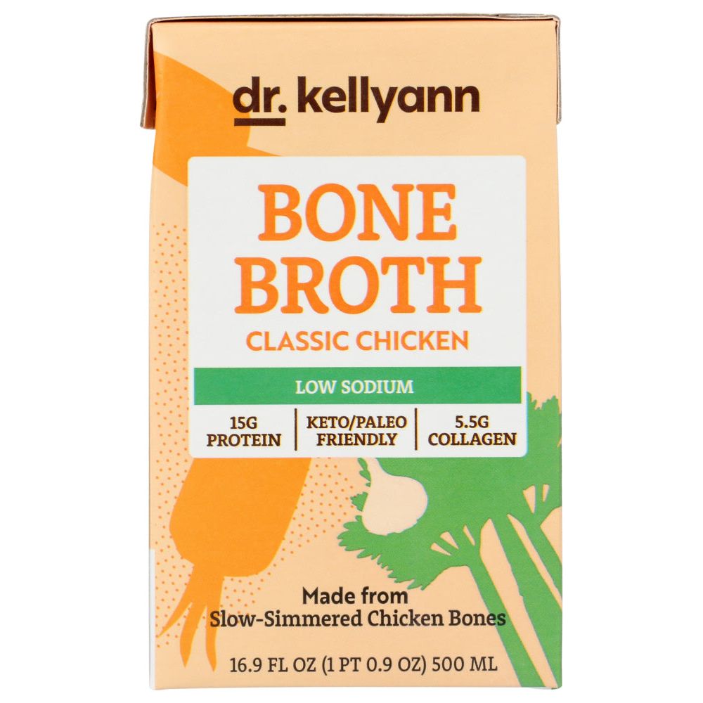 DR. KELLYANN: Broth Bone Chicken Low Sodium, 16.9 fo - #tag1# - #tag2#
