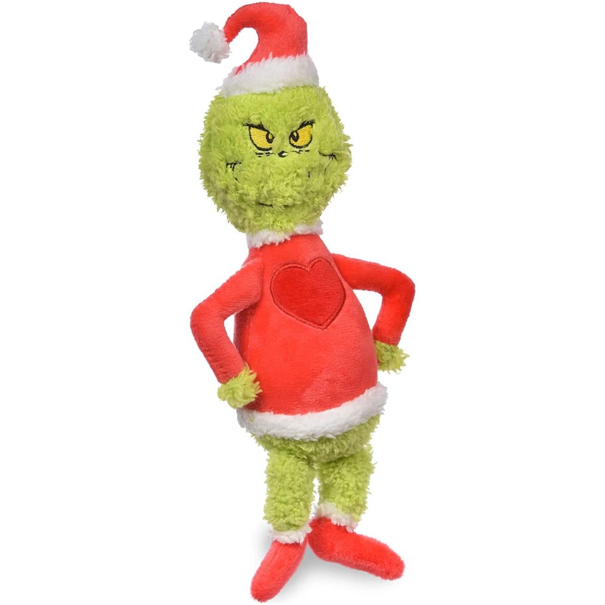DR. SEUSS GRINCH: The Grinch Dog Toy 9In Heart Plush, 1 pk - #tag1# - #tag2#