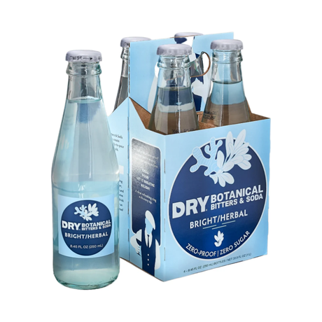 DRY SODA: Botanical Bitters and Soda Bright Herbal, 4 pk - #tag1# - #tag2#