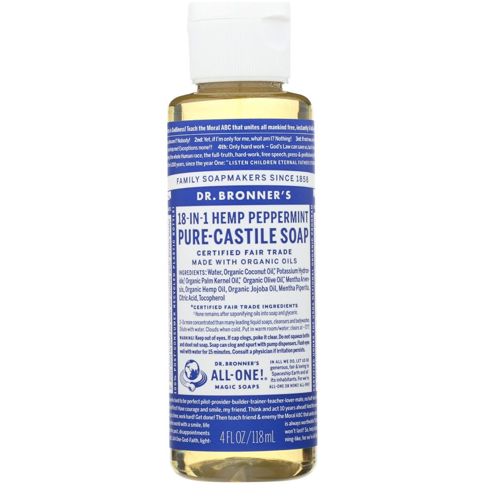 DR BRONNER: SOAP CSTLE PPPRMNT (4.000 OZ) - #tag1# - #tag2#
