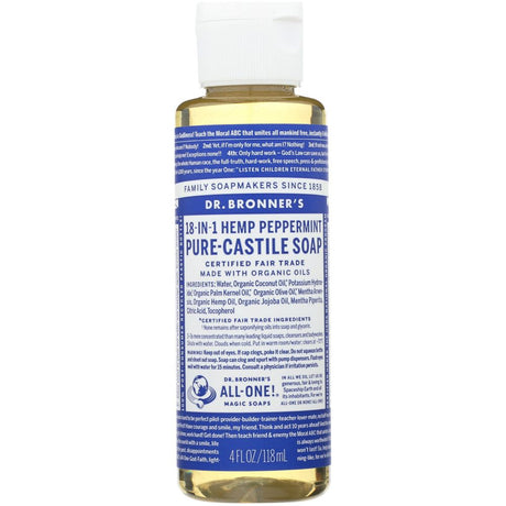 DR BRONNER: SOAP CSTLE PPPRMNT (4.000 OZ) - #tag1# - #tag2#
