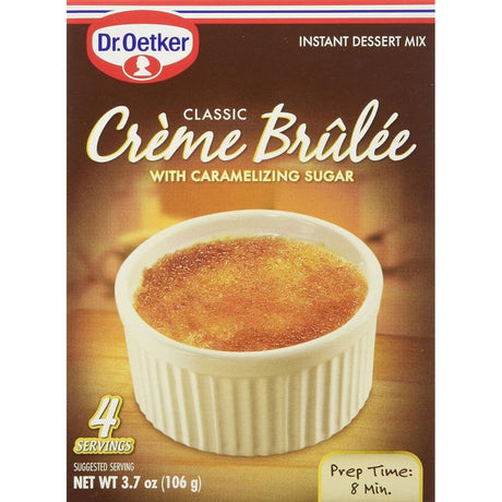 DR OETKER: Creme Brulee Mix, 3.7 oz - Sunshine Co Op. - #tag1# - #tag2# - #tag3# - #tag4#