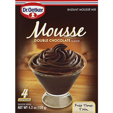 DR OETKER: Double Chocolate Mousse Supreme, 4.2 oz - Sunshine Co Op. - #tag1# - #tag2# - #tag3# - #tag4#