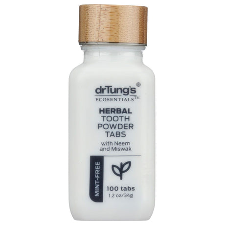 DR TUNGS: Toothpowder Tabs Mint Free, 100 tb - #tag1# - #tag2#