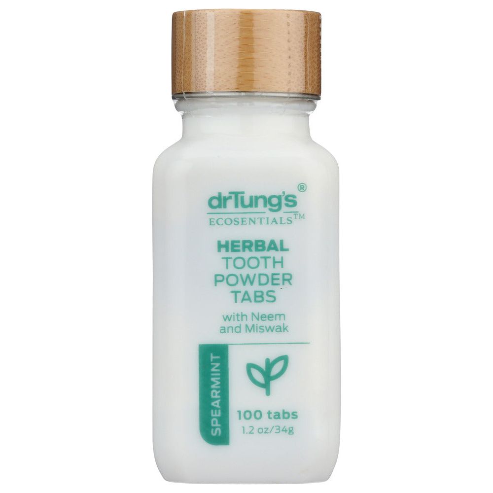 DR TUNGS: Toothpowder Tabs Spearmint, 100 tb - #tag1# - #tag2#