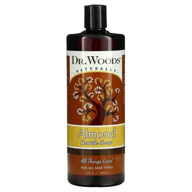 DR WOODS: Almond Castile Soap, 32 oz - #tag1# - #tag2#