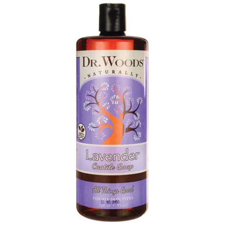 DR WOODS: Castile Soap Lavender, 32 oz - #tag1# - #tag2#