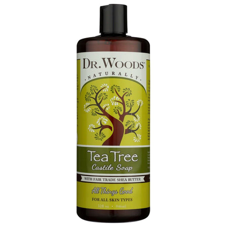 DR WOODS: Tea Tree Castile Soap, 32 oz - #tag1# - #tag2#