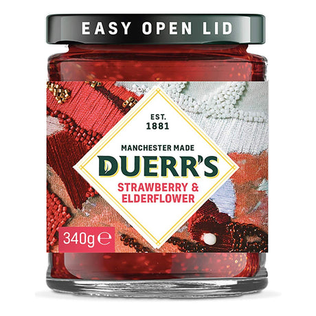 DUERRS: Strawberry & Elderflower Conserve, 12 oz - #tag1# - #tag2#